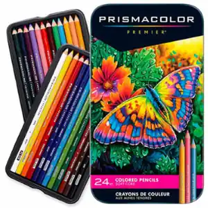 Oferta De Temporada Prismacolor Premier caja metal 24 lápices de colores