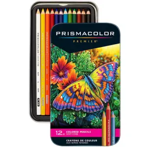 Envío Exprés Prismacolor Premier caja metal 12 lápices de colores