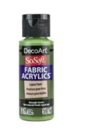Nueva Colección PINTURA TELA SO-SOFT DSS019 VERDE AGUACATE 59 ML