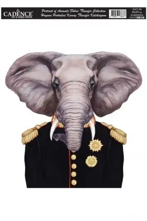 Precio Económico TRANSFER TELA CADENCE 21x30 RETRATO ELEFANTE