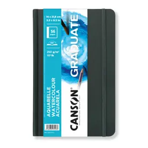 Oferta De Temporada Bloc Canson Graduate Acuarela (Vertical), 28h., 250 gr., 14x21,6 cm