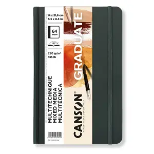 Bloc Canson Graduate Mix Media (Vertical), 36h., 200 gr., 14x21,6 cm OCRE Mejor Precio
