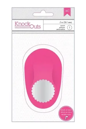 PERFORADORA CÍRCULO FESTONEADO 5 CM AMERICAN CRAFTS Envío Exprés