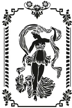 Certificado STENCIL CADENCE 50x70 CM CLASSIC