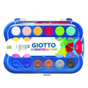 Giotto Acuarela 24 pastillas de colores + Pincel Precio Rebajado