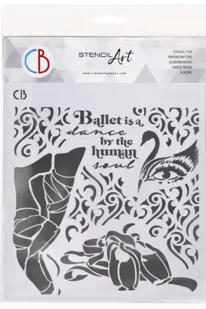 STENCIL CIAO BELLA 20x20 CM DANCE BY THE HUMAN SOUL Descuento