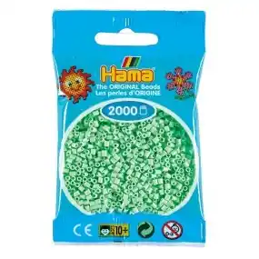 HAMA MINI VERDE MENTA PASTEL 2000 PIEZAS Nº98 Garantía De Devolución De Dinero
