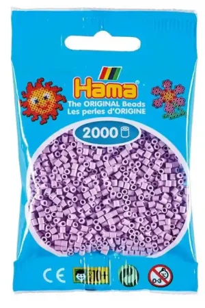 HAMA MINI LILA PASTEL 2000 PIEZAS Nº96 Más Vendido