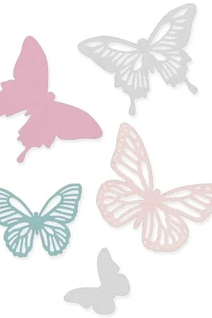 Mejor Calidad CORTADOR SIZZIX MARIPOSAS SET 5 PIEZAS