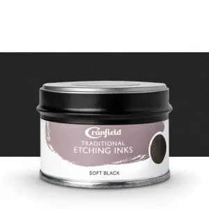 Popular Tinta Cranfield para grabado tradicional Negro Suave, 250 g