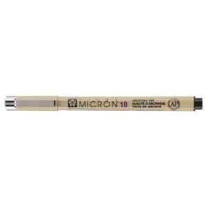 Precio De Fábrica Rotulador Pigma Micron Sakura 10, 0.60 mm. Negro N. 49
