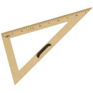 Cartabón para pizarra de plástico 50 cm, Faibo Directo De Fábrica
