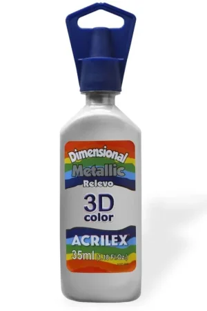 DIMENSIONAL ACRILEX METALLIC Nº533 PLATA 35 ML Devolución Gratuita