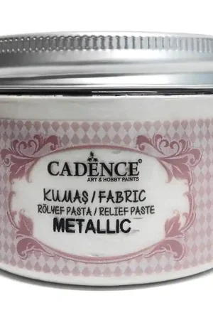 PASTA RELIEVE TEXTIL CADENCE METALLIC PERLA 150 ML Tendencia