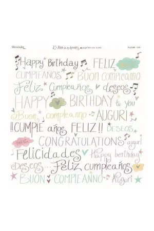 VELLUM EL ALTILLO DE LOS DUENDES TEXTOS FELICIDADES Hecho A Mano