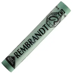 Pastel Rembrandt Color Verde Cinabrio Oscuro 10 Envío Internacional