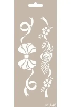 STENCIL CADENCE 10x25 CM CENEFA DE LAZO Precio Económico