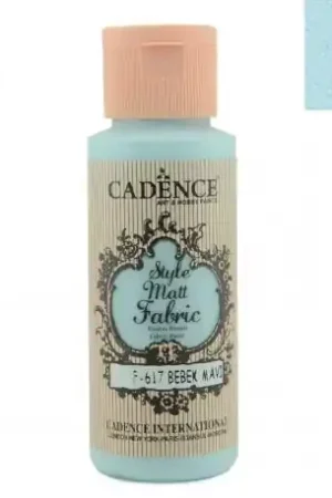 Disponible Ahora PINTURA TELA CADENCE STYLE MATT F617 CELESTE BEBÉ 59 ML