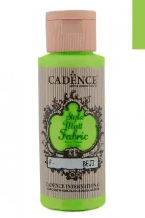 PINTURA TELA CADENCE STYLE MATT F645 VERDE PISTACHO 59 ML Hecho A Mano