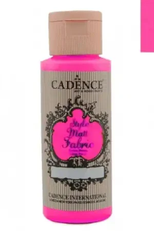 PINTURA TELA CADENCE STYLE MATT F652 ROSA FLÚOR 59 ML Auténtico