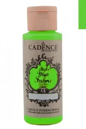 PINTURA TELA CADENCE STYLE MATT F653 VERDE FLÚOR 59 ML Entrega Rápida