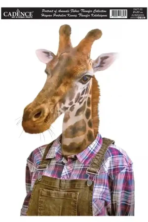 TRANSFER TELA CADENCE 21x30 JIRAFA Auténtico