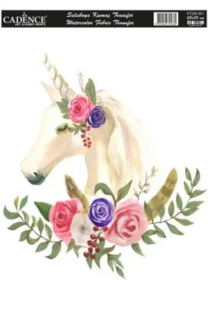 Últimas Unidades TRANSFER TELA CADENCE 25x35 UNICORNIO