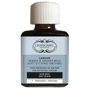 Barniz Grabado negro tierno Charbonnel, LAMOUR, 75 ml Más Vendido