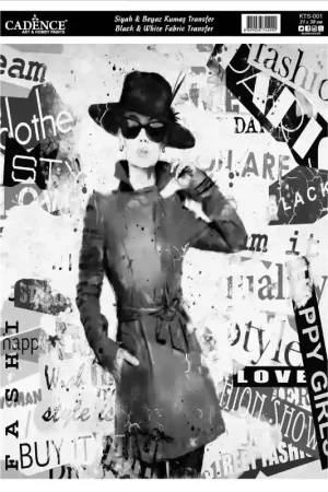 Económico TRANSFER TELA CADENCE 21x30 W&B AUDREY