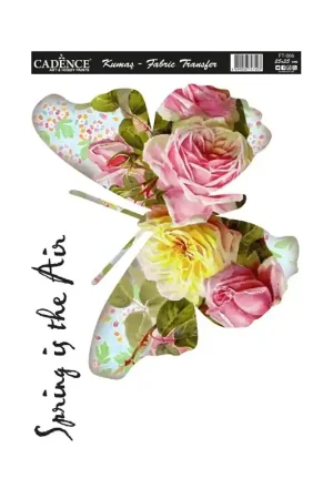 TRANSFER TELA CADENCE 25x35 MARIPOSA Mejor Precio