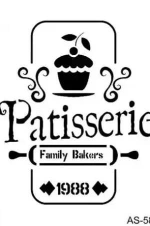 STENCIL CADENCE 21x29 CM PATISSERIE Envío Gratis