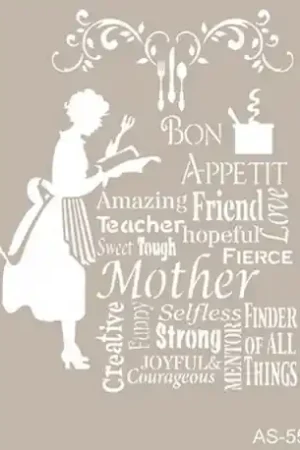 Barato STENCIL CADENCE 21x29 CM MOTHER