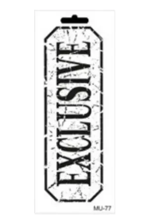 STENCIL CADENCE 10x25 CM EXCLUSIVE Garantía De Devolución De Dinero