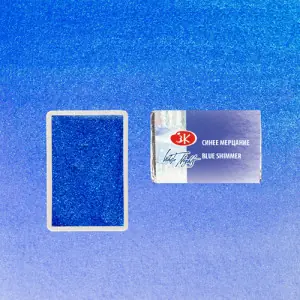 Certificado Acuarelas White Nights en godet Blue Shimmer 989 (Brillo)