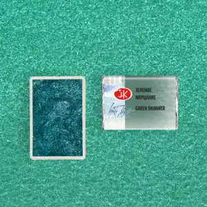 Acuarelas White Nights en godet Green Shimmer 985 (Brillo) Certificado