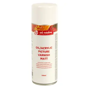 Envío Gratis Barniz mate Spray para óleo y acrílico ArtCreation, 200 ml.