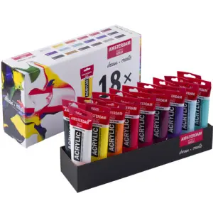 Set Acrílico Amsterdam 18 colores (120 ml) Precio De Oferta