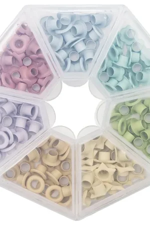 EYELETS WeR PASTEL 140 UDS. CON ALMACENAJE Envío Gratis