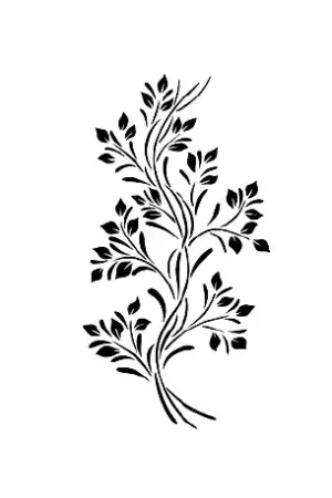 Liquidación STENCIL CADENCE 25x36 CM VEGETAL