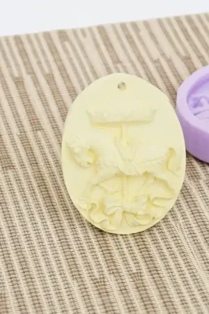 MOLDE SILICONA LG CARRUSEL 7.5x5.5x1.2 CM Exclusivo