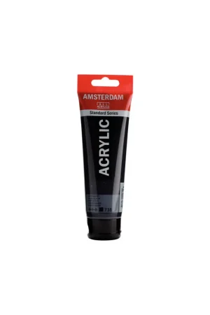 ACRILICO AMSTERDAM 120ML Negro Oxido 735 Premium