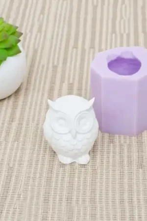 MOLDE SILICONA LG BÚHO 5.5x5.5x5.5 CM Precio De Fábrica