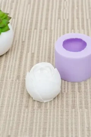 Imprescindible (Must-Have) MOLDE SILICONA LG ROSA 5.5x5.5x4.5 CM