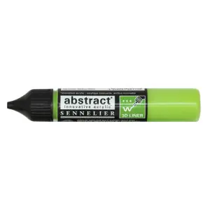 Nuevo Modelo Liner Abstract 871 verde amarillo claro 27 ml, Sennelier