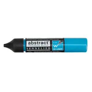 Pago Seguro Liner Abstract 320 azure 27 ml, Sennelier