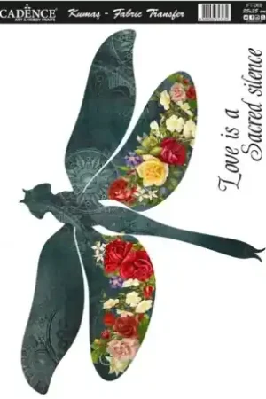 TRANSFER TELA CADENCE 25x35 LIBÉLULA Descuento