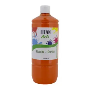 Témpera Gouache Titan Arts Naranja, 1 L Entrega Rápida