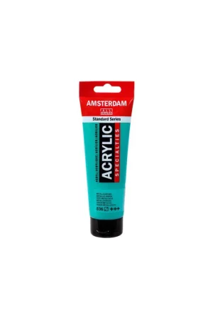 ACRILICO AMSTERDAM 120ML VERDE METAL 836 Precio Económico