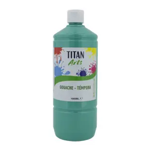 Témpera Gouache Titan Arts Azul Turquesa, 1 L A Buen Precio