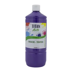 Témpera Gouache Titan Arts Violeta, 1 L Alta Calidad